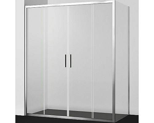 Душевой уголок WasserKRAFT Lippe 160x90 45S51 профиль Серебристый стекло прозрачное Душевой уголок WasserKRAFT Lippe 160x90 45S51 профиль Серебристый стекло прозрачное