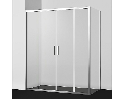 Душевой уголок WasserKRAFT Lippe 160x90 45S51 профиль Серебристый стекло прозрачное Душевой уголок WasserKRAFT Lippe 160x90 45S51 профиль Серебристый стекло прозрачное