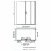 Душевой уголок WasserKRAFT Lippe 150x80 профиль Серебристый стекло прозрачное
