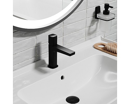 Смеситель для раковины WasserKRAFT Nuthe 9103 Черный матовый