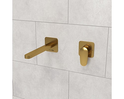 Смеситель для раковины WasserKRAFT Havel A3651.284 Золото матовое