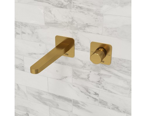 Смеситель для раковины WasserKRAFT Schunter A8251.308 Золото матовое