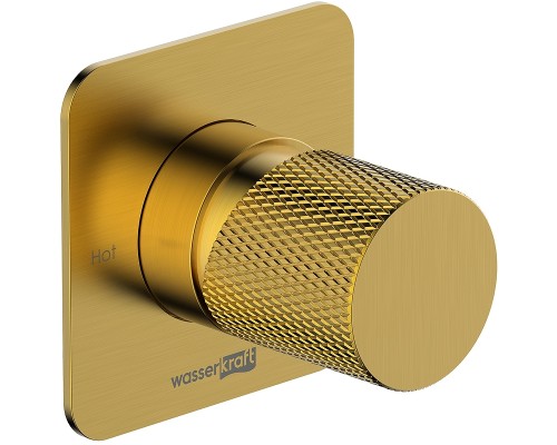 Смеситель для раковины WasserKRAFT Schunter A8251.308 Золото матовое