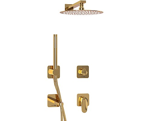 Душевая система WasserKRAFT Neckar A2151.278.279.183.208.280.197.281 Золото глянцевое