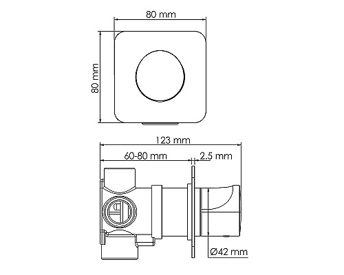 Душевая система WasserKRAFT Weida A3151.269.270.090.116.271.087.103 Хром