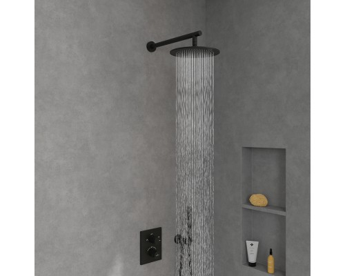 Верхний душ Villeroy&Boch Черный матовый