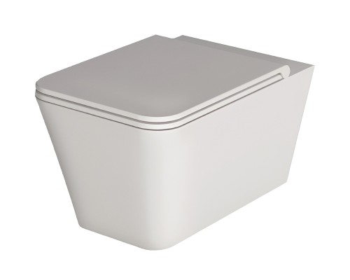Унитаз Alice Hide 31210109 подвесной Белый матовый без сиденья