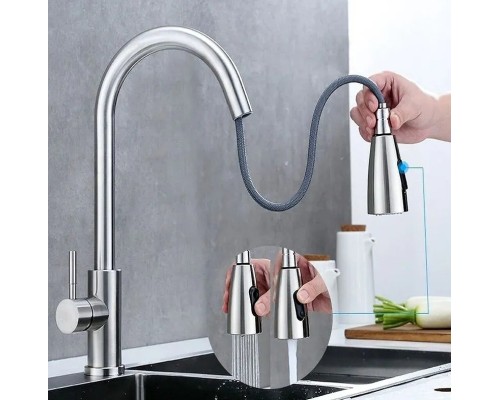 Смеситель для кухни D-Lin H155315-T Сатин