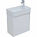Тумба с раковиной Aquanet Nova Lite 50 302522 подвесная Белый глянец
