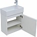 Тумба с раковиной Aquanet Nova Lite 50 302522 подвесная Белый глянец