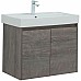Тумба с раковиной Aquanet Nova Lite 75 302527 подвесная Дуб рошелье