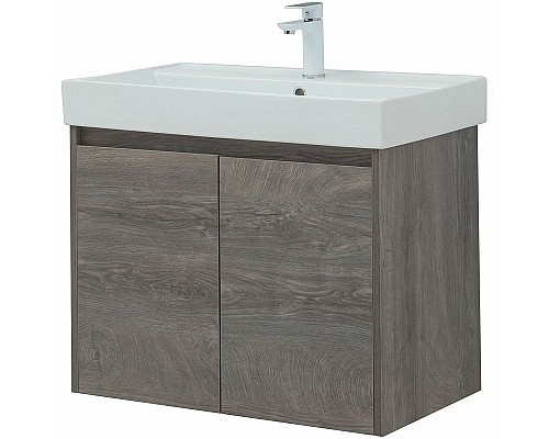 Тумба с раковиной Aquanet Nova Lite 75 302527 подвесная Дуб рошелье Тумба с раковиной Aquanet Nova Lite 75 302527 подвесная Дуб рошелье
