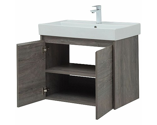 Тумба с раковиной Aquanet Nova Lite 75 302527 подвесная Дуб рошелье Тумба с раковиной Aquanet Nova Lite 75 302527 подвесная Дуб рошелье