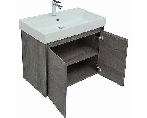 Тумба с раковиной Aquanet Nova Lite 75 302527 подвесная Дуб рошелье Тумба с раковиной Aquanet Nova Lite 75 302527 подвесная Дуб рошелье