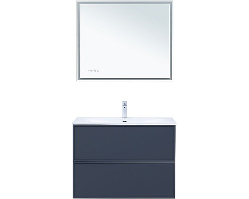 Тумба под раковину Aquanet Арт 90 313266 подвесная Маренго