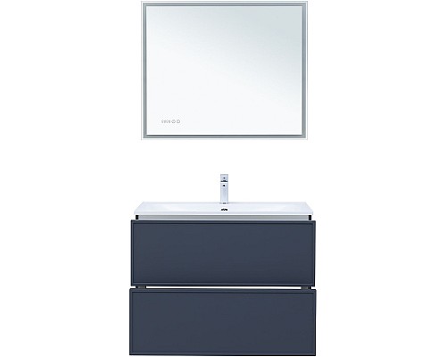 Тумба под раковину Aquanet Арт 90 313266 подвесная Маренго