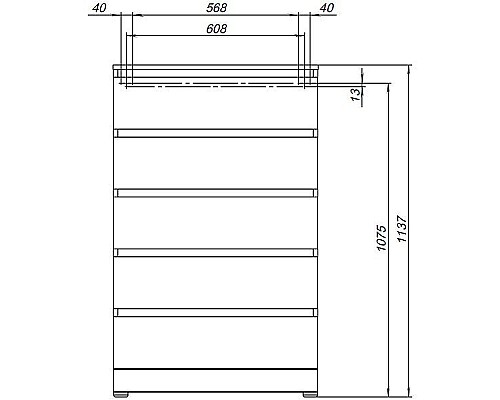 Комод Aquanet Сканди 70 302551 Дуб эдгрейн Комод Aquanet Сканди 70 302551 Дуб эдгрейн