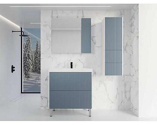 Зеркальный шкаф Style Line Стокгольм 80 ЛС-00002325 Графит софт