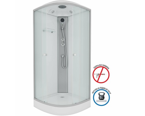 Душевая кабина Niagara Eco 90x90 E90/13/MT без гидромассажа