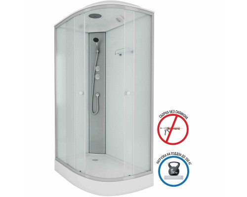 Душевая кабина Niagara Eco 120x80 L E120/80/13L/MT без гидромассажа