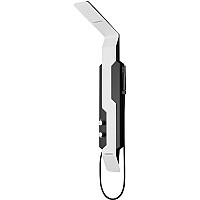 Душевая панель Black&White Gravity GR028 028000 с гидромассажем Белая матовая Черная матовая