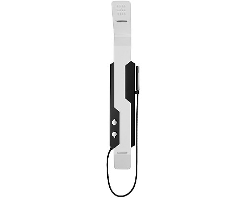Душевая панель Black&White Gravity GR028 028000 с гидромассажем Белая матовая Черная матовая Душевая панель Black&White Gravity GR028 028000 с гидромассажем Белая матовая Черная матовая
