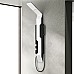 Душевая панель Black&White Gravity GR028 028000 с гидромассажем Белая матовая Черная матовая