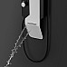 Душевая панель Black&White Gravity GR028 028000 с гидромассажем Белая матовая Черная матовая