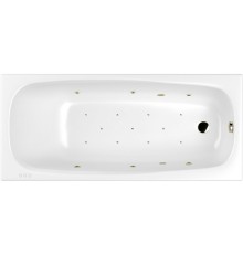 Акриловая ванна Whitecross Layla Slim 170x75 с гидромассажем