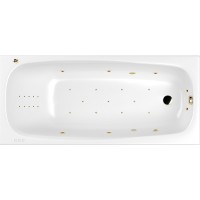 Акриловая ванна Whitecross Layla Slim 170x75 с гидромассажем