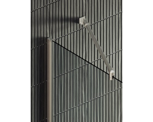 Душевая перегородка Maybah Glass MGD-708-5ш 1090x1950 в широком профиле Хром матовый стекло прозрачное