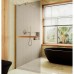 Душевая перегородка Maybah Glass 1090x1950 в широком профиле Золото стекло бронзовое