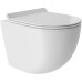 Унитаз Aqueduto Ovo OVOT0110 подвесной Белый глянцевый с сиденьем Микролифт
