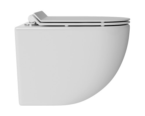 Унитаз Aqueduto Ovo OVOT0110 подвесной Белый глянцевый с сиденьем Микролифт