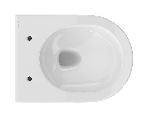 Унитаз Aqueduto Ovo OVOT0110 подвесной Белый глянцевый с сиденьем Микролифт