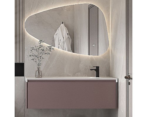 Зеркало Orans BC-4060-1200R 120 R 4060MRR с подсветкой с сенсорным выключателем и подогревом