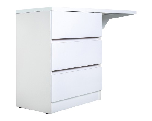 Тумба с раковиной Orange Sistema 130 L ST-70TUW+RAL Белая глянцевая