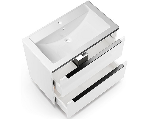 Тумба под раковину WellWant Bello 80 WWTRN0821PW подвесная Белая