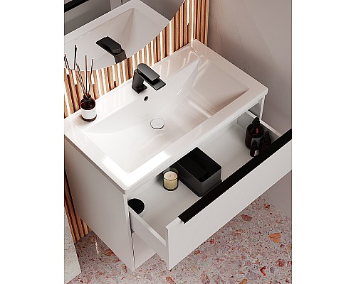 Тумба под раковину WellWant Bello 80 WWTRN0821PW подвесная Белая