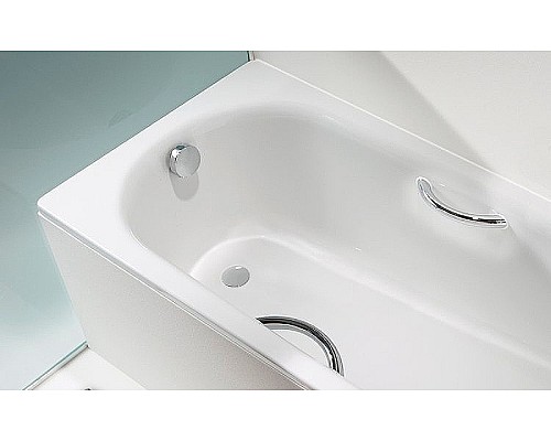 Стальная ванна Kaldewei Saniform Plus Star 331 150x70 133100013001 с покрытием Perl-Effect с отверстиями под ручки