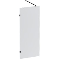 Душевая перегородка AM.PM X-Joy 80 W94WI-80-F1-BTE профиль Черный стекло прозрачное