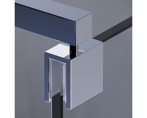 Душевая перегородка AM.PM Func 110 W84WI-110-F1-MTE профиль Хром матовый стекло прозрачное