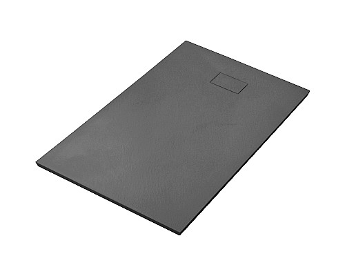 Душевой поддон из стеклопластика WasserKRAFT Elbe 110x90 74T15 Черный матовый