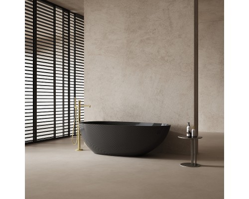 Карбоновая ванна Abber Karbon 170x80 AK9011-1.7 Черная без гидромассажа