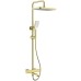 Душевая система Raglo R01.26.03 с термостатом Золото матовое