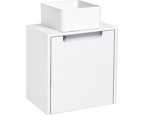 Тумба под раковину Runo Бари Микра 40 00-00001975 подвесная Белая