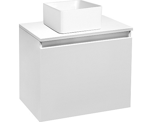 Тумба под раковину Runo Бари 50 00-00001472 подвесная Белая