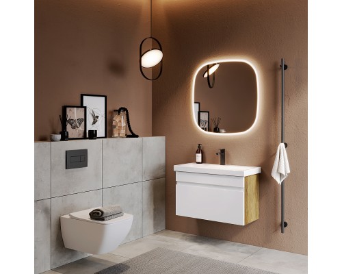 Зеркало Aqwella Aura A 80 AUR0208AH с подсветкой с бесконтактным выключателем