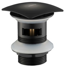 Донный клапан Aquatek click-clack Черный матовый