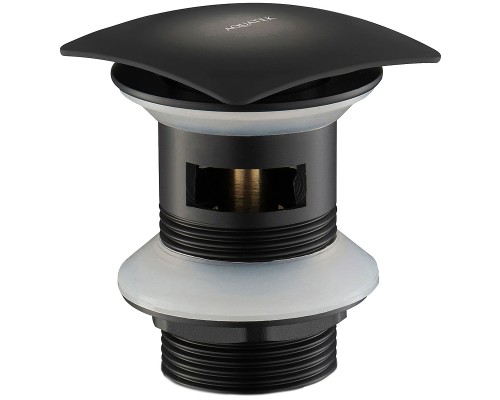 Донный клапан Aquatek AQ6004MB click-clack Черный матовый